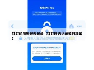 钉钉的加密聊天记录（钉钉聊天记录如何加密）
