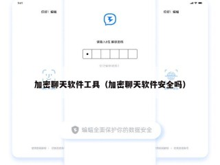 加密聊天软件工具（加密聊天软件安全吗）