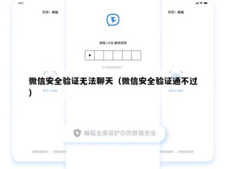 微信安全验证无法聊天（微信安全验证通不过）