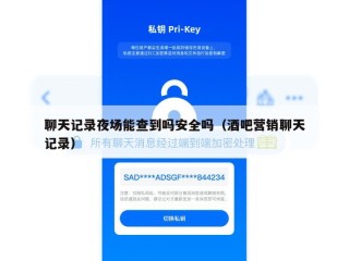 聊天记录夜场能查到吗安全吗（酒吧营销聊天记录）