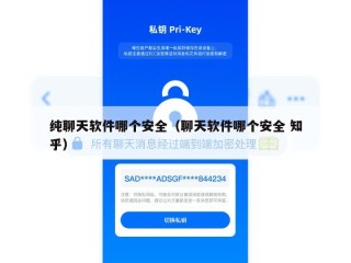 纯聊天软件哪个安全（聊天软件哪个安全 知乎）