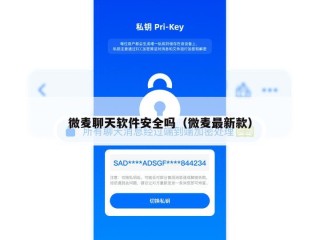 微麦聊天软件安全吗（微麦最新款）