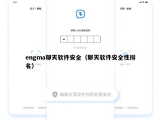 engma聊天软件安全（聊天软件安全性排名）