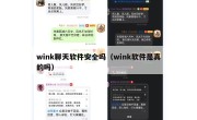 wink聊天软件安全吗（wink软件是真的吗）