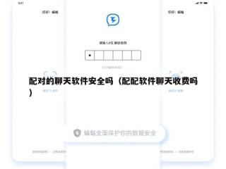 配对的聊天软件安全吗（配配软件聊天收费吗）