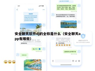 安全聊天软件dj的全称是什么（安全聊天app有哪些）