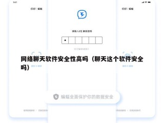 网络聊天软件安全性高吗（聊天这个软件安全吗）