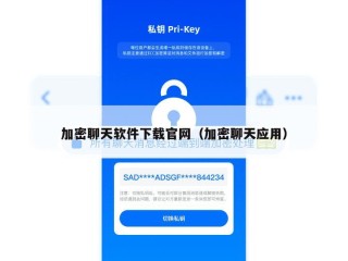 加密聊天软件下载官网（加密聊天应用）