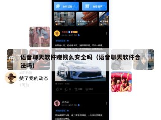 语音聊天软件赚钱么安全吗（语音聊天软件合法吗）