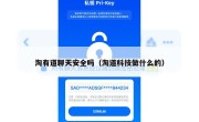 淘有道聊天安全吗（淘道科技做什么的）