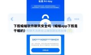 下载蝙蝠软件聊天安全吗（蝙蝠app下载是干嘛的）