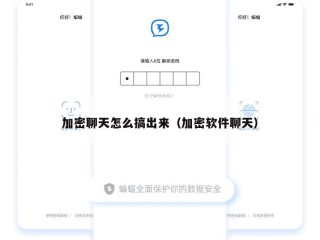 加密聊天怎么搞出来（加密软件聊天）