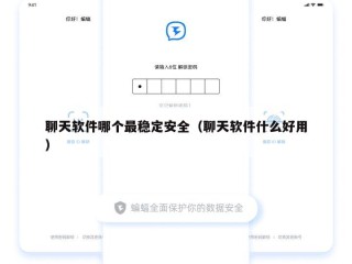 聊天软件哪个最稳定安全（聊天软件什么好用）