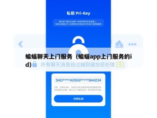 蝙蝠聊天上门服务（蝙蝠app上门服务的id）