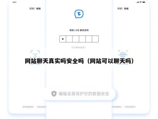 网站聊天真实吗安全吗（网站可以聊天吗）