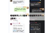 蝙蝠聊天2.5.3版本（蝙蝠聊天软件253版本）