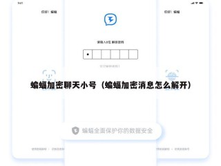 蝙蝠加密聊天小号（蝙蝠加密消息怎么解开）