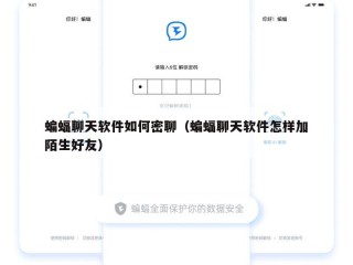 蝙蝠聊天软件如何密聊（蝙蝠聊天软件怎样加陌生好友）