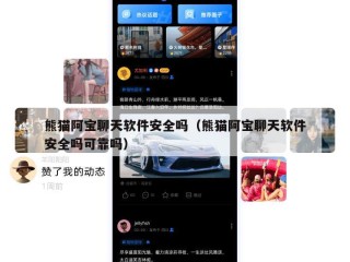 熊猫阿宝聊天软件安全吗（熊猫阿宝聊天软件安全吗可靠吗）