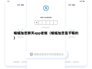 蝙蝠加密聊天app老板（蝙蝠加密是干嘛的）