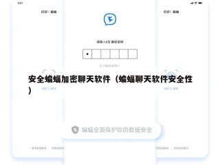 安全蝙蝠加密聊天软件（蝙蝠聊天软件安全性）
