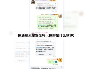 探遇聊天室安全吗（探聊是什么软件）