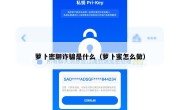 萝卜密聊诈骗是什么（萝卜蜜怎么做）