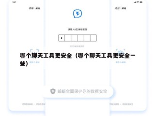 哪个聊天工具更安全（哪个聊天工具更安全一些）