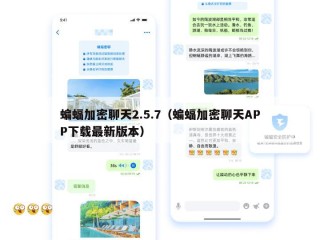 蝙蝠加密聊天2.5.7（蝙蝠加密聊天APP下载最新版本）