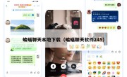蝙蝠聊天本地下载（蝙蝠聊天软件245）