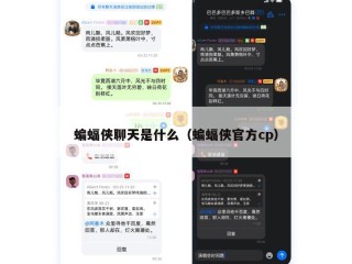 蝙蝠侠聊天是什么（蝙蝠侠官方cp）