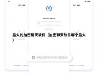 最火的加密聊天软件（加密聊天软件哪个最火）