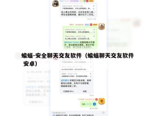 蝙蝠-安全聊天交友软件（蝙蝠聊天交友软件 安卓）