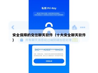 安全保障的交往聊天软件（十大安全聊天软件）
