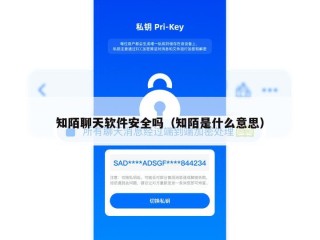 知陌聊天软件安全吗（知陌是什么意思）