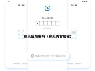 聊天后加密吗（聊天内容加密）