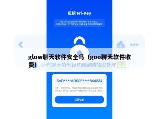 glow聊天软件安全吗（goo聊天软件收费）