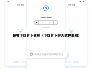 在哪下载萝卜密聊（下载萝卜聊天软件兼职）