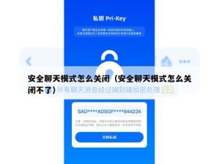 安全聊天模式怎么关闭（安全聊天模式怎么关闭不了）
