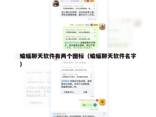 蝙蝠聊天软件有两个图标（蝙蝠聊天软件名字）