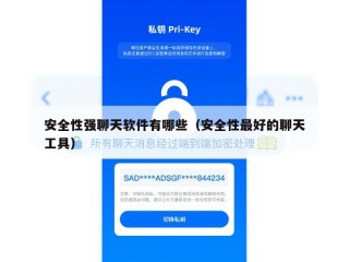安全性强聊天软件有哪些（安全性最好的聊天工具）