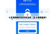 小王视频聊天软件安全吗（王小视频播单）