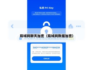 局域网聊天加密（局域网数据加密）
