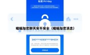 蝙蝠加密聊天安不安全（蝙蝠加密消息）