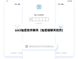 sm3加密软件聊天（加密端聊天软件）