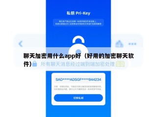 聊天加密用什么app好（好用的加密聊天软件）