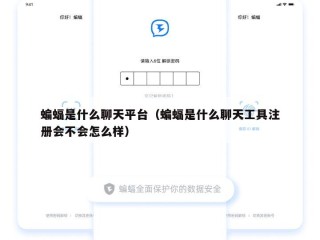 蝙蝠是什么聊天平台（蝙蝠是什么聊天工具注册会不会怎么样）