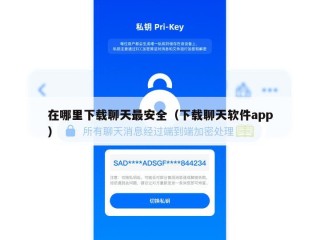 在哪里下载聊天最安全（下载聊天软件app）