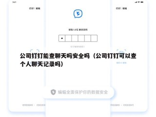 公司钉钉能查聊天吗安全吗（公司钉钉可以查个人聊天记录吗）