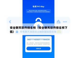 安全聊天软件排名榜（安全聊天软件排名榜下载）